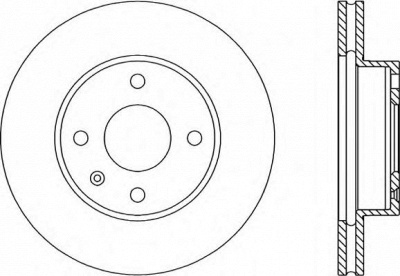 OPEN PARTS bdr117020 -  Тормозной диск